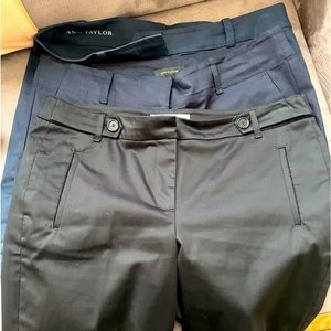 Ann Taylor. Trio of cotton shorts. Size 12